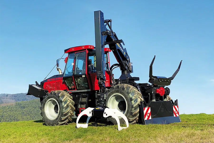 Forsttechnik – Ritter Skidder R185 im Einsatz